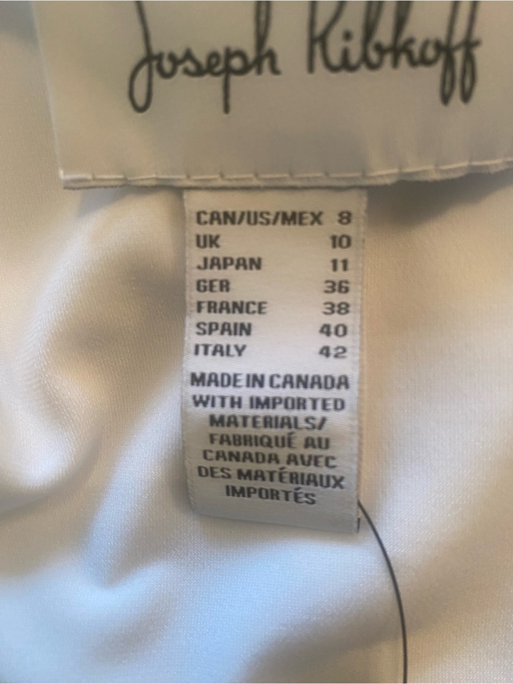 Joseph Ribkoff White Silky Mesh Bell Sleeves Top - Picture 13 of 14